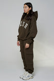 CLOUD CARGO SWEATPANTS - HAZEL BROWN
