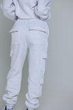 CLOUD CARGO SWEATPANTS - HEATHERED GREY