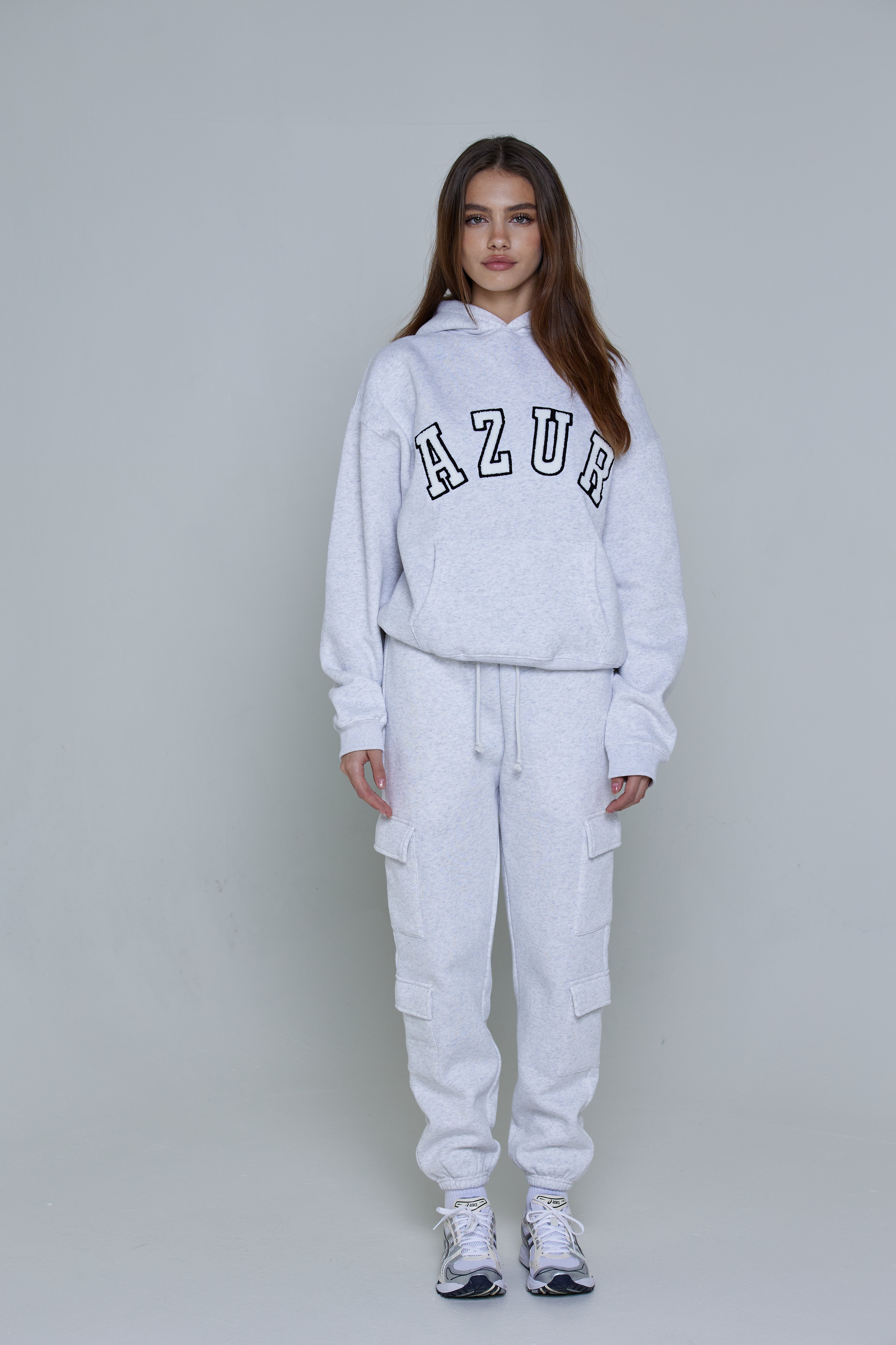 CLOUD CARGO SWEATPANTS - HEATHERED GREY