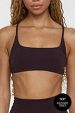 CLASSIC FIT BAREBACK BRA - BLACK COFFEE