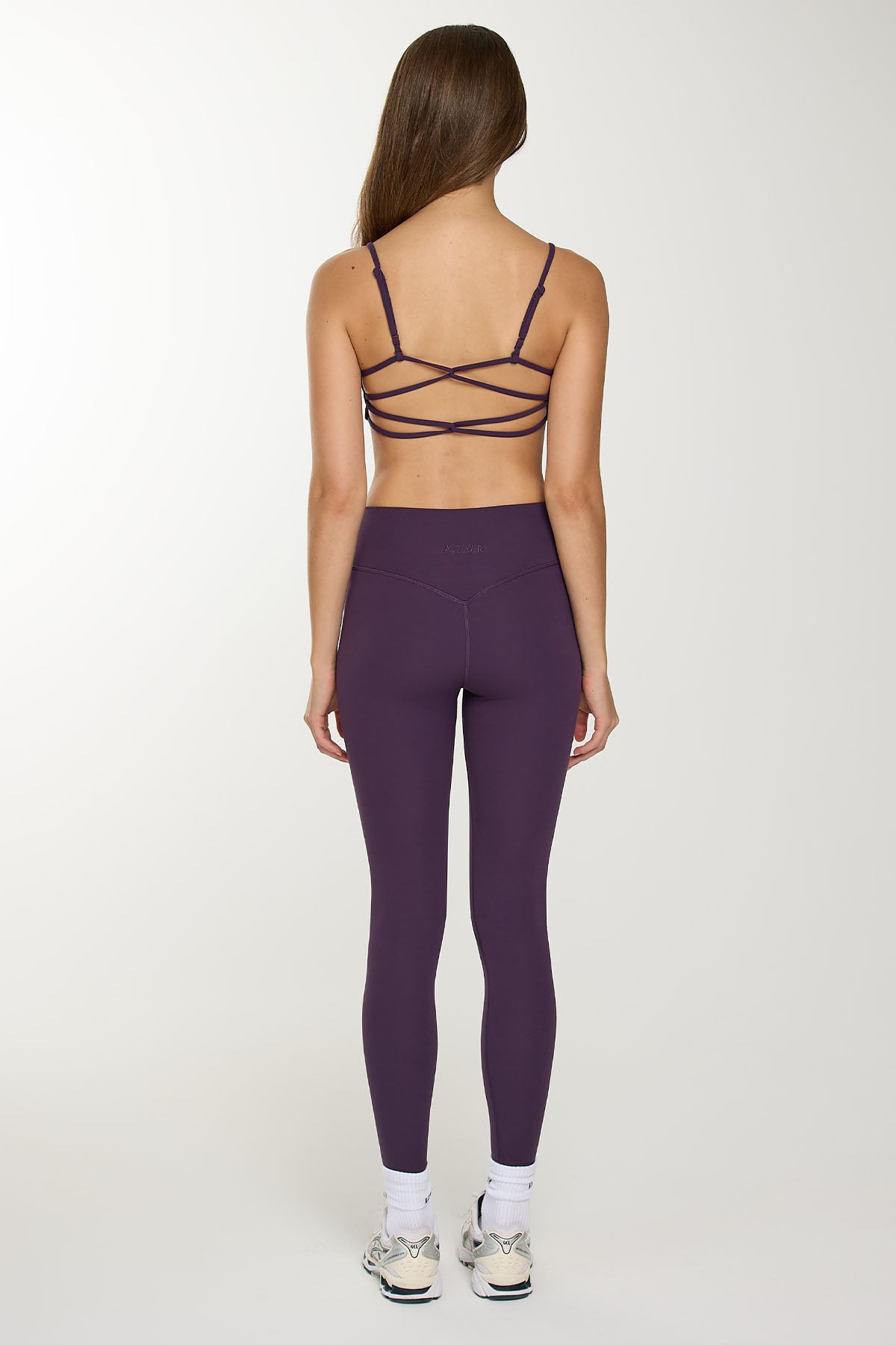 CLASSIC FIT LEGGINGS - BLACK PLUM