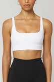 CLASSIC FIT BOX CUT BRA - WHITE