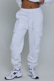 CLOUD CARGO SWEATPANTS - HEATHERED GREY