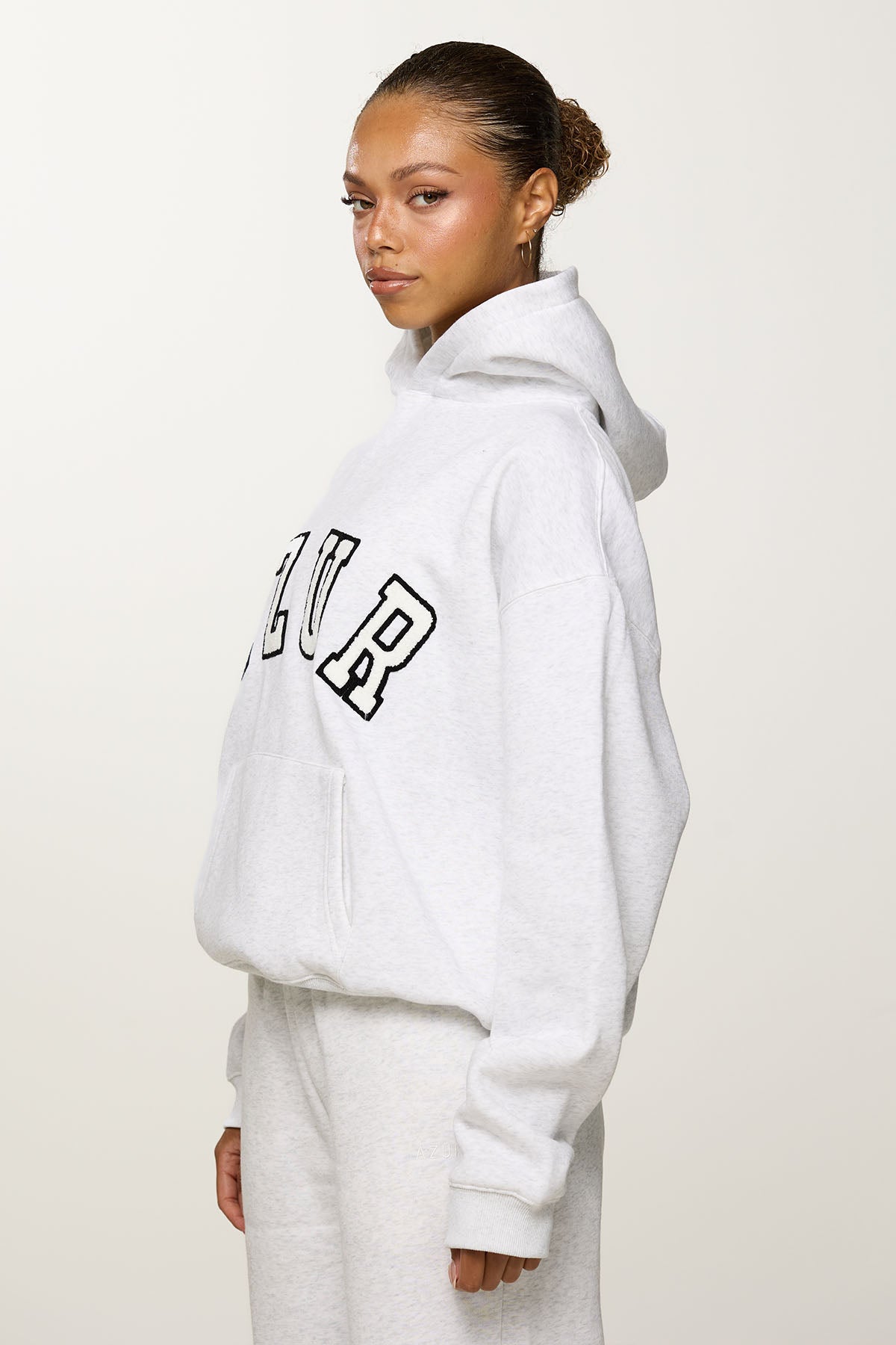 CLOUD HOODIE - HEATHERED GREY - AZUR