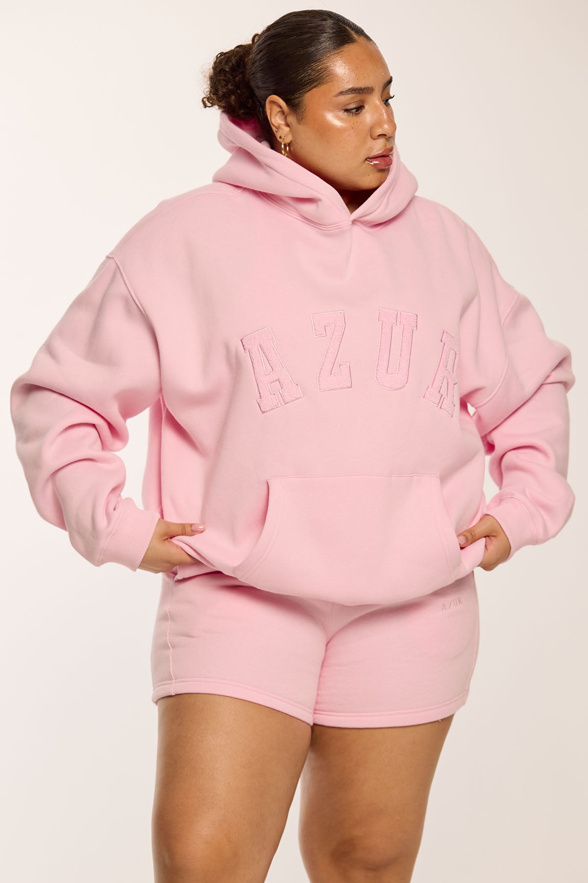 CLOUD HOODIE - BLUSH - AZUR