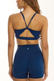CLASSIC FIT KNOT BRA - LAKE
