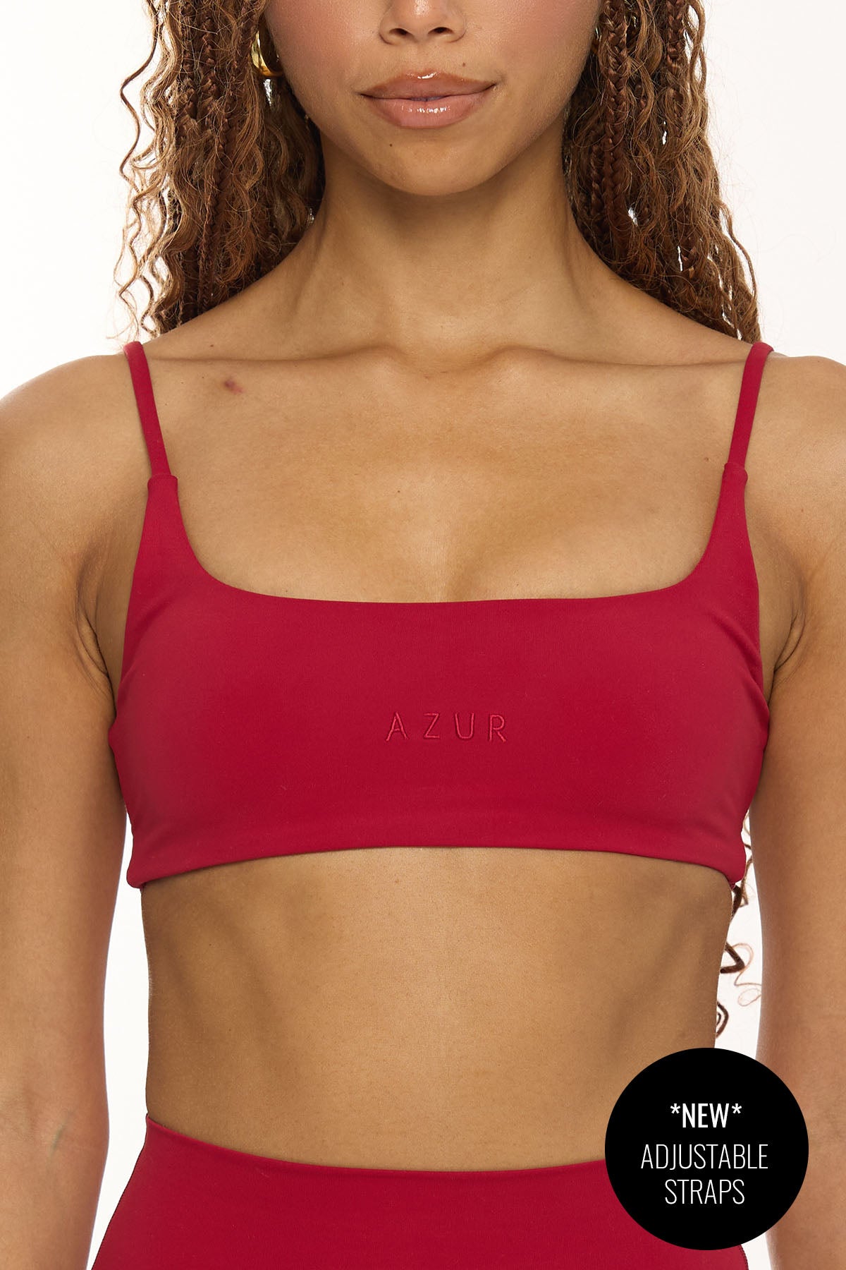 CLASSIC FIT BAREBACK BRA - CHERRY