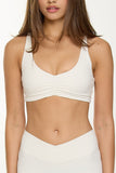 CLASSIC FIT KNOT BRA - OAT