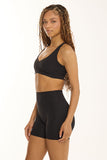 CLASSIC FIT KNOT BRA - ONYX