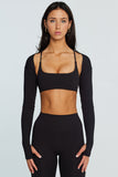 CLASSIC FIT SHRUG - ONYX