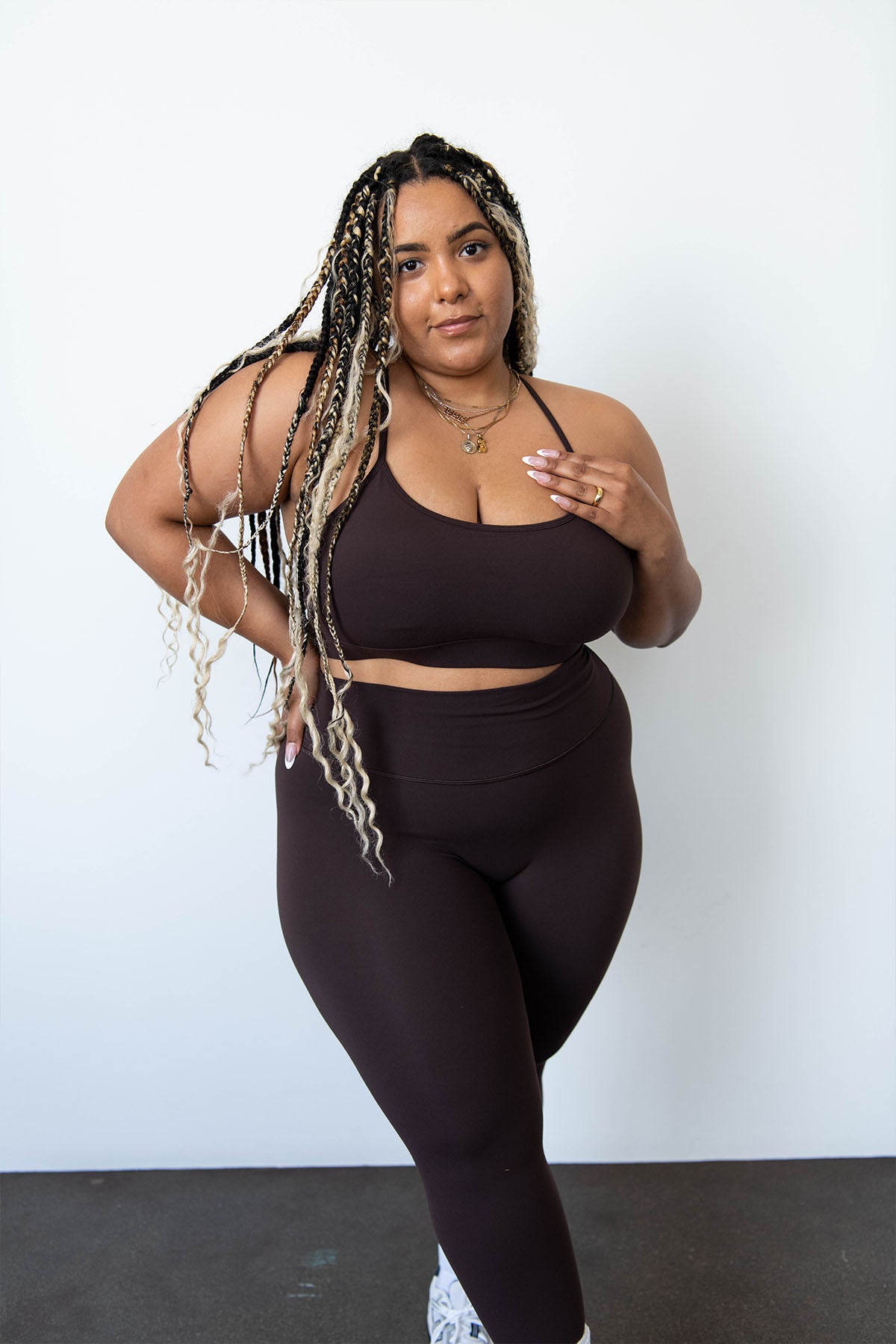 CLASSIC FIT LEGGINGS - BLACK COFFEE