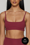 CLASSIC FIT BAREBACK BRA - CHERRY NOIR