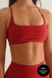 CLASSIC FIT BAREBACK BRA - CHERRY