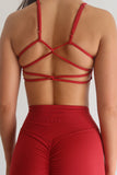 CLASSIC FIT BAREBACK BRA - CHERRY