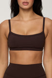 CLASSIC FIT BASE BRA - BLACK COFFEE