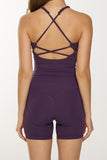 CLASSIC FIT BIKE SHORTS 5" - BLACK PLUM