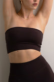 CLASSIC FIT TUBE TOP - BLACK COFFEE