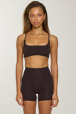 CLASSIC FIT BIKE SHORTS 5" - BLACK COFFEE
