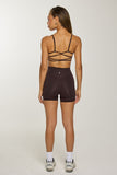 CLASSIC FIT BIKE SHORTS 5" - BLACK COFFEE