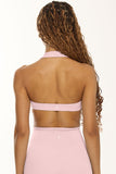 CLASSIC FIT TWIST BRA - BLUSH