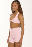 CLASSIC FIT TWIST BRA - BLUSH