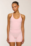 CLASSIC FIT HALTER TANK - BLUSH