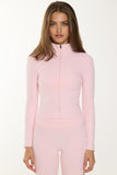 CLASSIC FIT ZIP UP - BLUSH