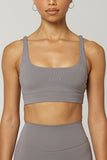 CLASSIC FIT BOX CUT BRA - DOVE