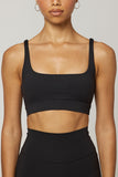 CLASSIC FIT BOX CUT BRA - ONYX