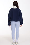 FLEECE PULLOVER - BLUE RIBBON