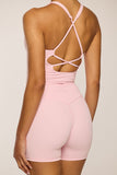 CLASSIC FIT HALTER TANK - BLUSH