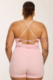 CLASSIC FIT HALTER TANK - BLUSH