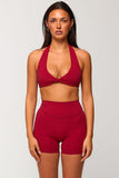 CLASSIC FIT BIKE SHORTS 5" - CHERRY