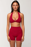 CLASSIC FIT BIKE SHORTS 5" - CHERRY