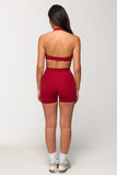 CLASSIC FIT BIKE SHORTS 5" - CHERRY