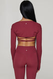 CLASSIC FIT SHRUG - CHERRY NOIR