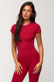 CLASSIC FIT TEE - CHERRY