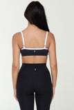 CLASSIC FIT CONTRAST BASE BRA - ONYX/WHITE