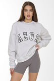 CLOUD CREW NECK - HEATHERED GREY - AZUR