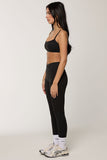 CLASSIC FIT CROSS WAIST LEGGINGS - ONYX