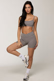 CLASSIC FIT CROSS WAIST SHORTS - DOVE