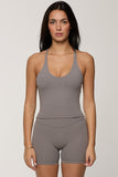 CLASSIC FIT HALTER TANK - DOVE