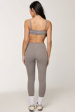CLASSIC FIT CROSS WAIST LEGGINGS - DOVE