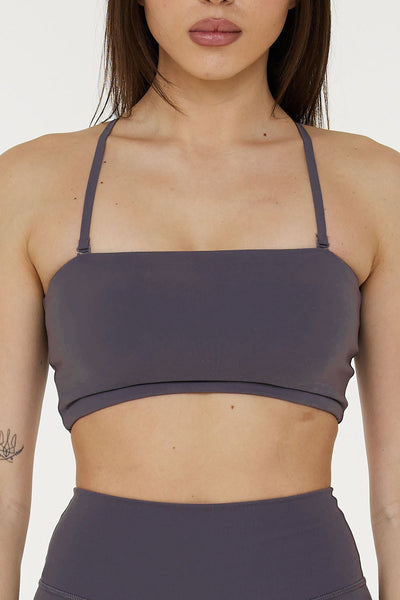 CLASSIC FIT BANDEAU BRA - STORM