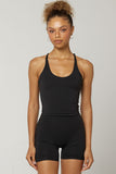 CLASSIC FIT HALTER TANK - ONYX