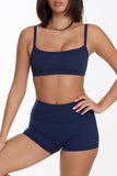 CLASSIC FIT FOLD OVER SHORTS - LAKE