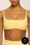 CLASSIC FIT BAREBACK BRA - BUTTER YELLOW