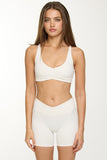 CLASSIC FIT CROSS WAIST SHORTS - OAT