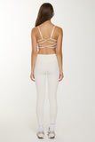 CLASSIC FIT CROSS WAIST LEGGINGS - OAT