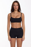CLASSIC FIT FOLD OVER SHORTS - ONYX